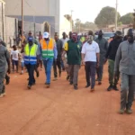 MINISTER PRESENTS FLAG TO BABY SCORPIONS AT SEND OFF